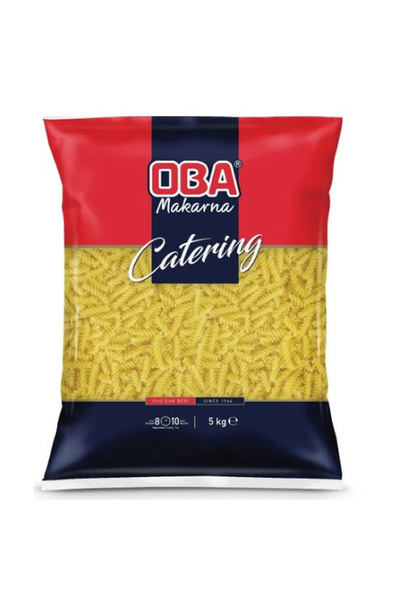 OBA Fiyonk Makarna 5 Kg X 3 Adet | Uzun Süreli Stok Paketi