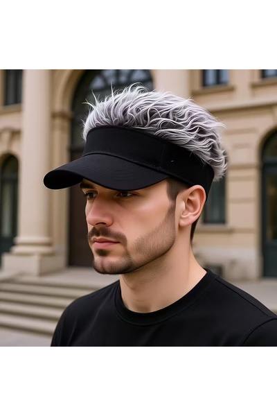 GlassySKY Wig Hat-Party Costume Accessory for Men-Hip Hop Style Men's Street ...