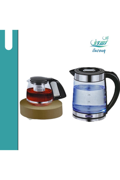 MACSET غلاية مزدوجة 2 في 1 MC-63320 من ماكسيت (MACSET): اختيار يدوم معك: سعة 2 لتر وقدرة 1500 واط!