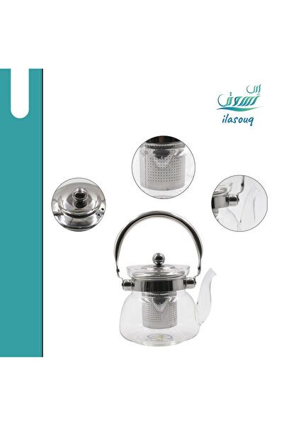 DCL Heat-resistant Glass Teapot 1.1 Liter