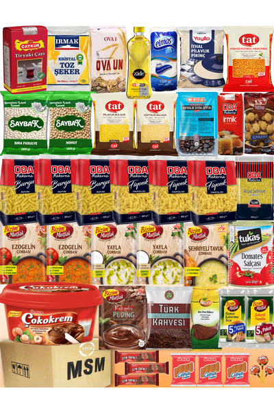 MSM Ramazan Paketi Kumanya Kolisi Erzak Paketi 41 Parça No 5
