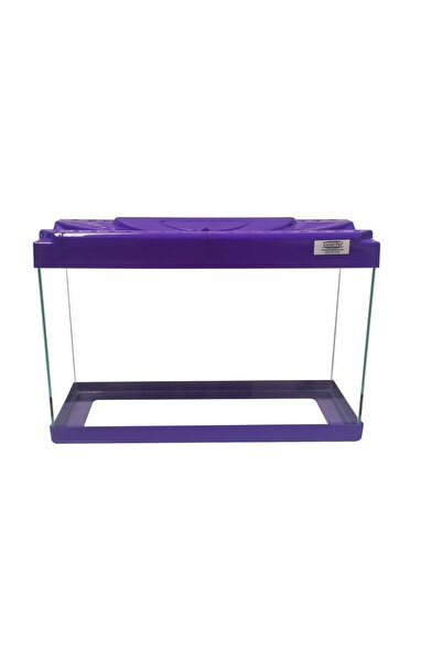 Kanki Pet Akvaryum KP5018 Renkli Kapak Mor 50 CM ( 26 Litre )