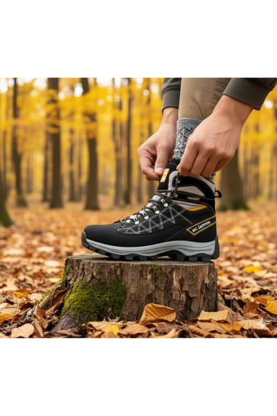 Konfores 2224-Jamper Anatomical Non-Slip Sole Soft Shell Outdoor Trekking Men's Zippered Sports Boots