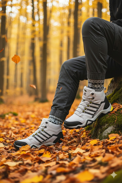 Konfores 2226-Forza Anatomical Non-Slip Sole Soft Shell Outdoor Trekking Men's Lace-Up Sports Boots