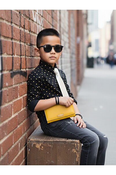 Algitsin O L A Παιδική γραβάτα 1-12 ετών - Κρέμα+Εκρού