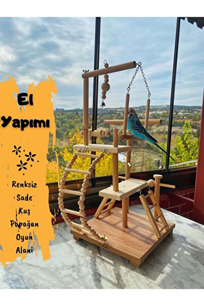Ciko Kafes Simple Bird Parrot Playground Area