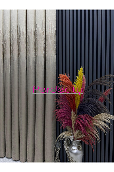 PERDECITY Venetian Pattern Background Curtain 100cm Suitable for Any Room 1X3 Tight Pleats