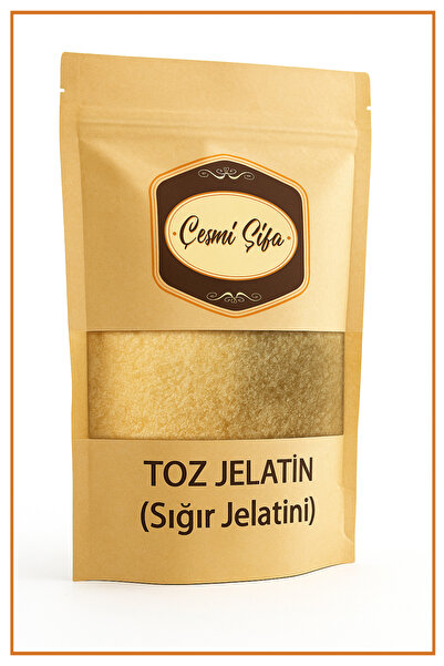 çeşmi şifa Toz Jelatin 3 Kg %100 Saf Yerli Sığır Jelatini 240 Bloom