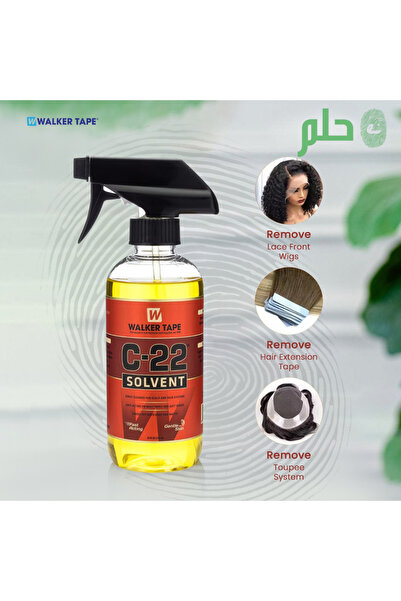 Walker Tape ® C-22 Solvent – 12 fl oz Spray Bottle – Fast-Acting Adhesive Remover for Hair Systems