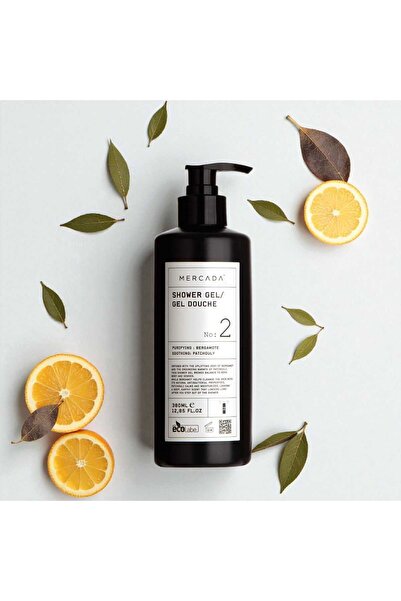 Mercada Siyah No 2 Purifying and Soothing Shower Gel 380 ml – Bergamot ve Patçuli Özlü Duş Jeli