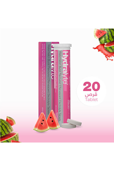 HYDRALYTE Effervescent Watermelon Burst Flavoured Electrolyte 20 Tablet