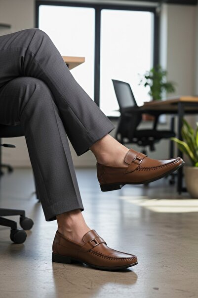 Konfores 2178 Pantofi clasici de zi cu zi pentru bărbați din piele naturală d...