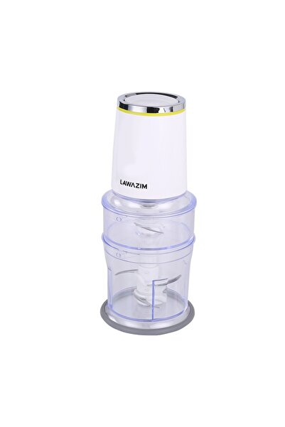 Lawazim Electric Chopper 700ml - 400W Dual-Blade Food Chopper for Vegetables & Meat