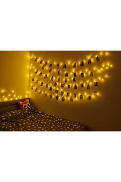 ERM 10 Metre Dekoratif İP LED – 220V Fişli – Gün Işığı – Yılbaşı, Düğün, Ev Dekoru İçin