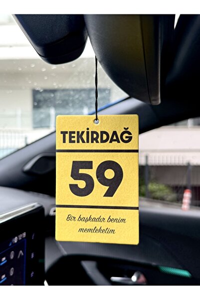 Duftpalm 59 TEKİRDAĞ MEMLEKET TASARIMLI OTO KOKUSU DEKORATİF ARAÇ KOKUSU VE A...