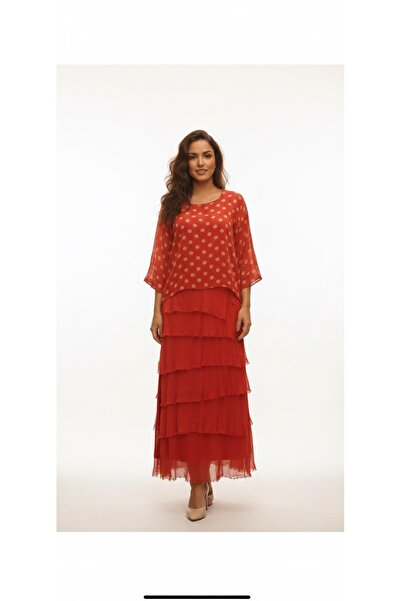 Cb Made In Italy Katkat ipek elbise