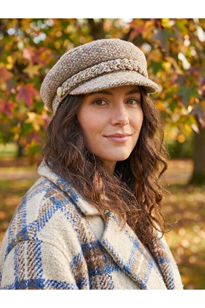 OnMyHead Γυναικείο καπέλο καπετάνιος με καστανόχρωμο καπέλο