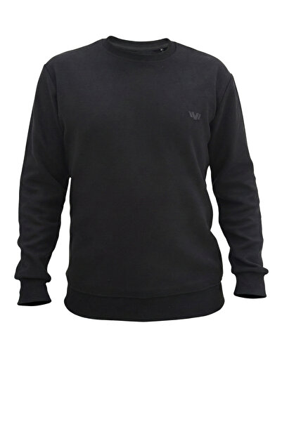 Muvahhid Giyim سويت شيرت من القماش باللون الأسود من ثيسالونيكي