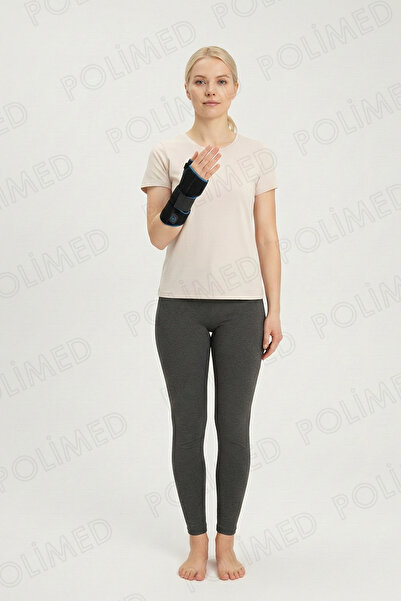 POLİMED Thumb Support Hand Splint Steel Thumb Brace Palm Steel Support Fixator