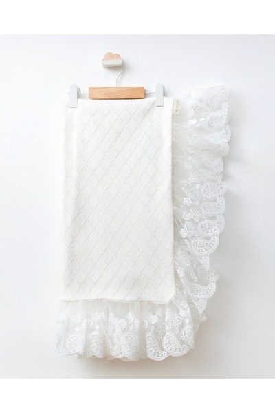 Mert Baby بطانية إيلينا المنسوجة الفاخرة ذات 4 طبقات من القطن بنسبة 100% لحدي...