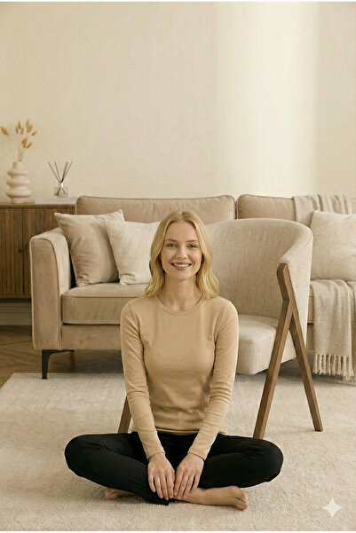 navesta Γυναικείο κορμάκι με λαιμόκοψη Fisherman 100% ΒΙΣΚΟΝ