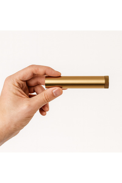 VERRA CONCEPT Puro Kabı - Puro Saklama Taşıma Kutusu El Yapımı Pirinç 17.5 cm