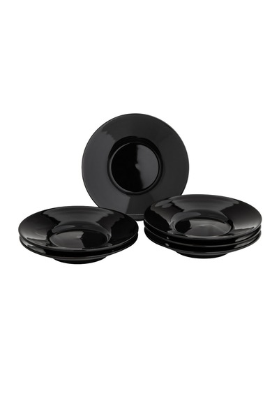 HIC Porcelain Dessert Plates Set 6 Piece