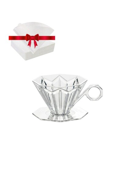 unbranded قمع قهوة v60 رقم 01 ابيض1-2 كوب