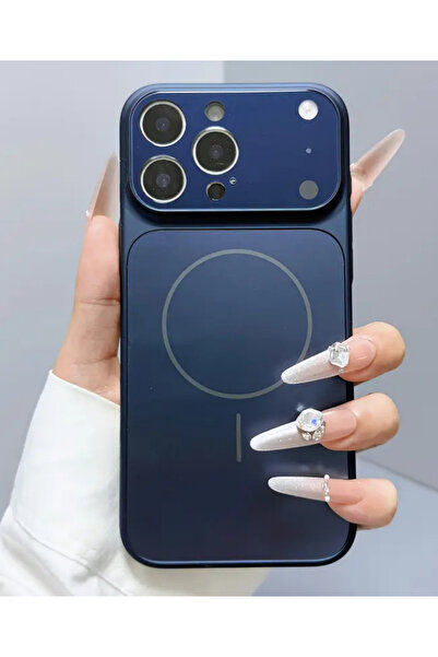 Rivor Apple iPhone 15 Pro Uyumlu Kılıf 17 Pro Görünümlü Tasarım MagSafe'li Ka...