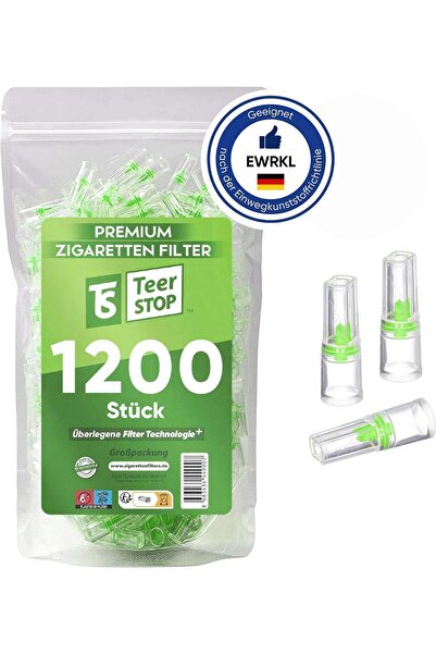 Tek Kullanımlık Plastik Ağızlığı Filtresi 1200'lü Poşet