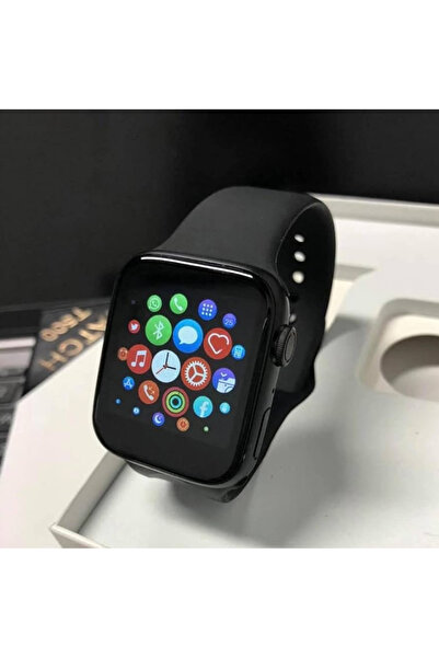 Zen Store BLACK Smart Watch T5S Series compatible with iPhone, Water Resistant Digital Display