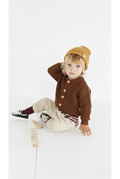 rg kidsstore Crew Neck Unisex Baby Knitwear Cardigan - Buttoned