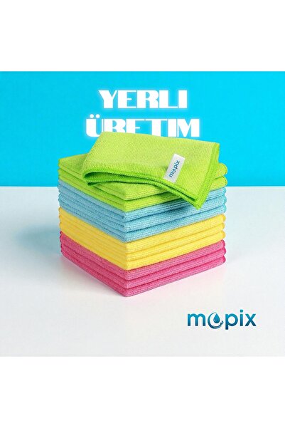 Mopix قطعة قماش تنظيف مايكروفايبر 10 قطع 40×40