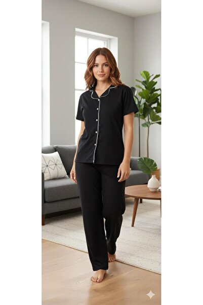 Sude HOMEWEAR Sada pyžama na knoflíky
