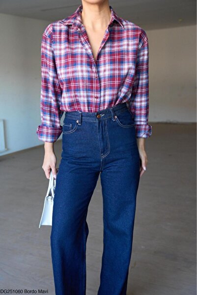 CADDELAMODA Cămașă în carouri de damă