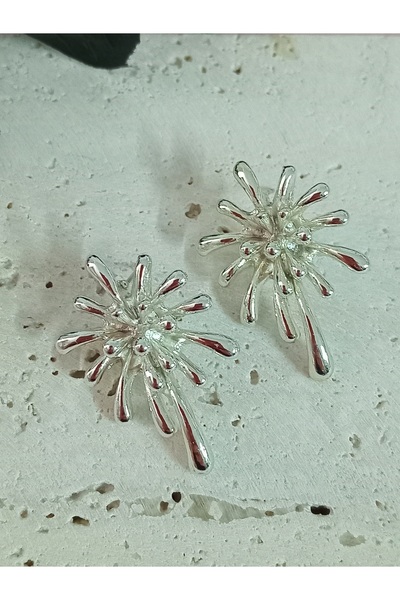 mos&more Silver Stylish Earrings