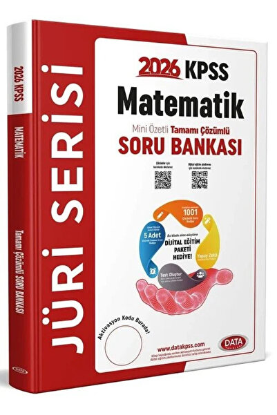 Data Yayınları Data 2026 KPSS Matematik Jüri Soru Bankası Çözümlü