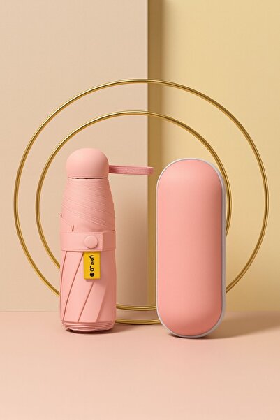 BEYZANA Çantalı Özel Kılıf Hediyeli Kapsül Şemsiye, Cep Şemsiye , Mini Şemsiye, Çanta Şemsiye, Küçük Hafif