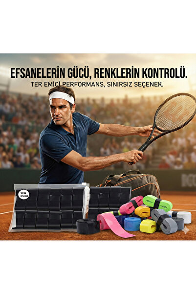 Helixan Ter Emici Tenis Raketi Overgrip 3 Adet