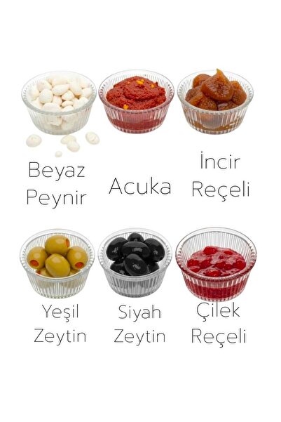 Tria Kırılmaz Yuvarlak Mini Polikarbon Plastik Sosluk 6 Adet 35 ml 5.5 Cm Çap...