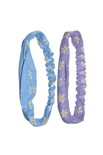 artıbir bodrum Bandană cu parașuta cu model de margarete - elastică