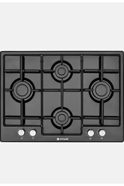 Eminçelik Ec-ah 7340 Be70 Ankastre Siyah Emaye Ocak