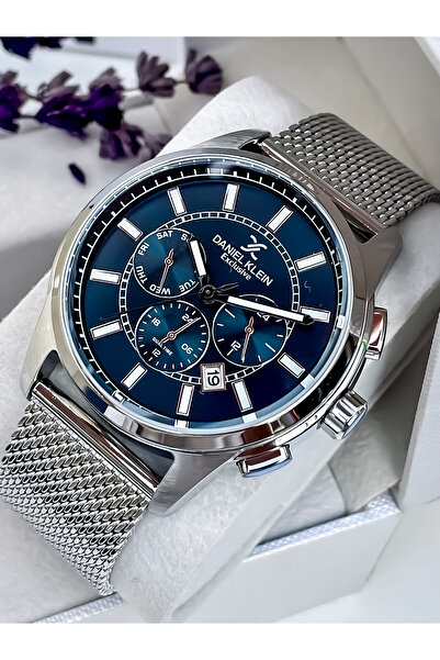 Daniel Klein Original New Season Men's Steel Watch + Bracelet Gift