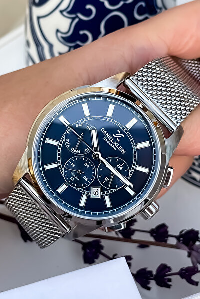 Daniel Klein Original All Functions Active Men's Steel Watch with Bracelet Gift