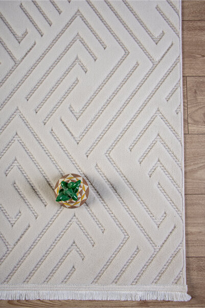 Santiva Home سجاد كريمي من السيزال المجعد المنسوج من السيزال المنسوج آلياً وا...