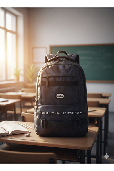 Relaxion 2052-Camouflage Top Quality Unisex Anatomical Back Supported Daily, Sports and School Backpack