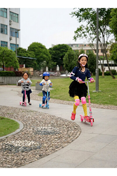 Generic Foldable Printed Scooter Pink 73x83x15cm