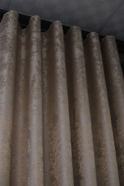 PERDEYERİ S Pile Alya жакард 1/3 сгъваема завеса ЕДИН ПАНЕЛ