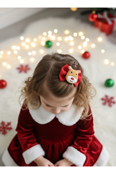 Toka Delisi Big Deer Figured Latest Trend Red Karne Gift New Year Buckle Chil...