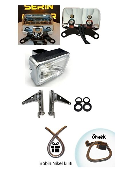 GMS CG Modifiye Nikel Far+uzun far kulağı ve lastiği+nikel çift telli kilomet...